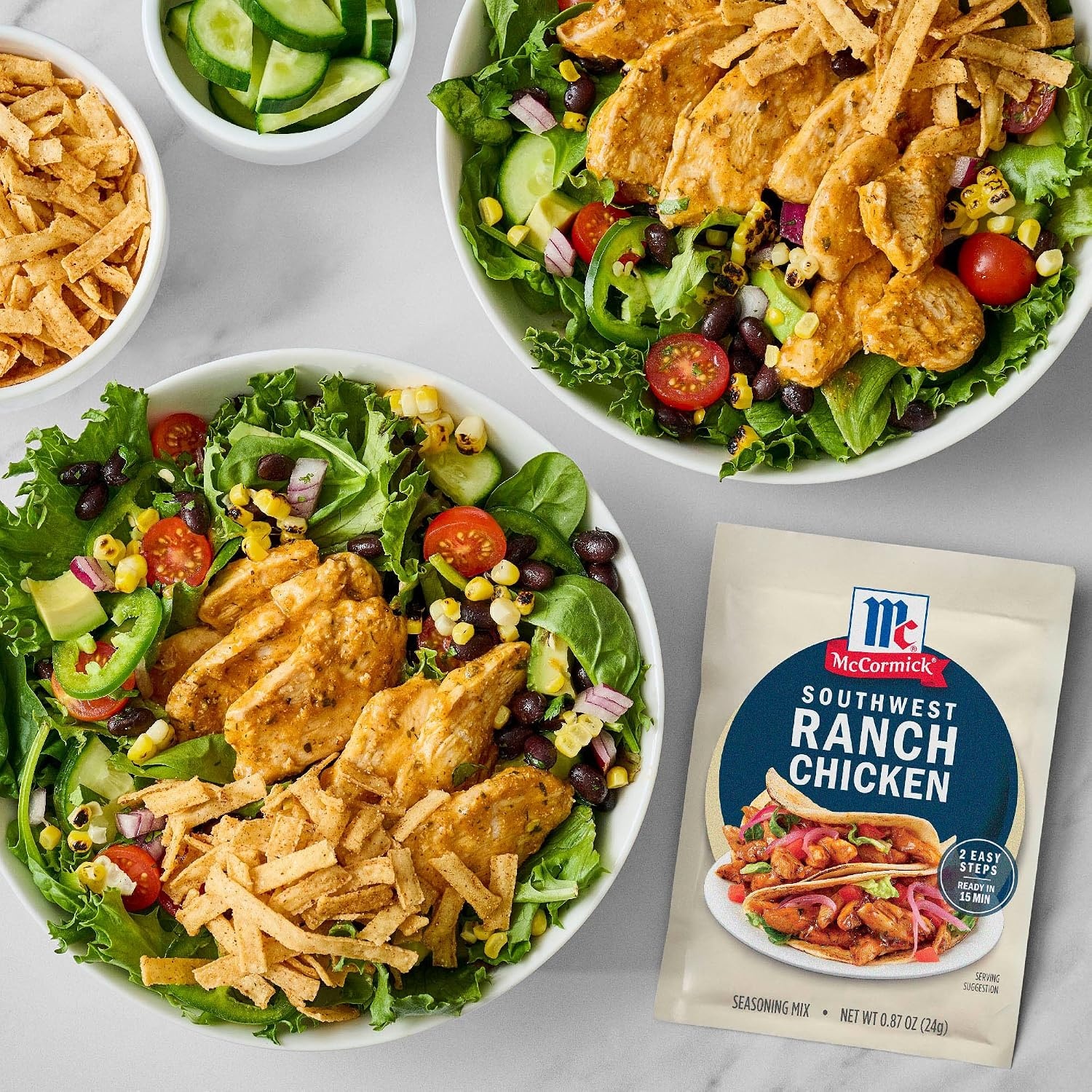 image:imageMcCormick Street Taco Southwest Ranch Chicken Seasoning Mix 087 oz Pack of 12087 Ounce Pack of 1