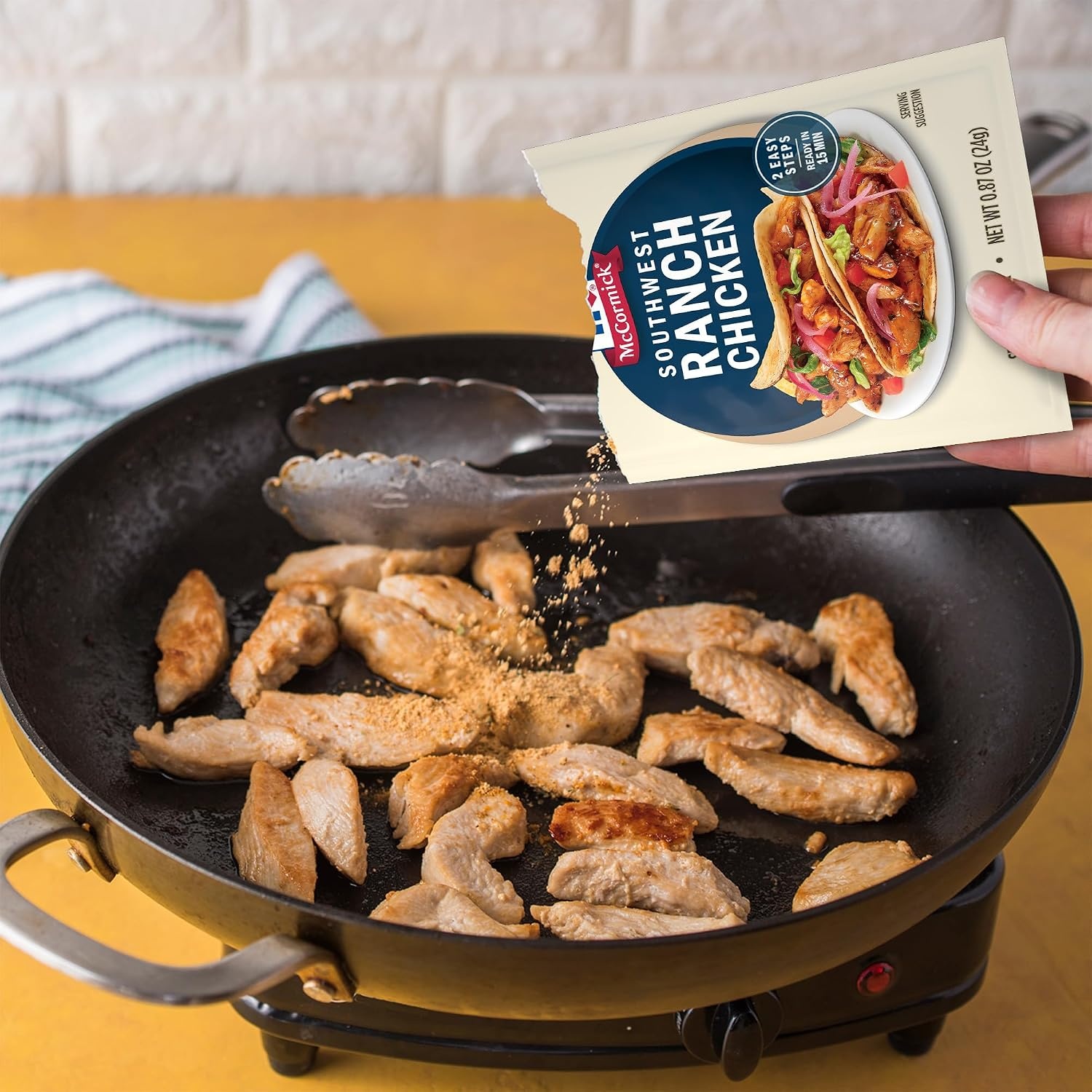 image:imageMcCormick Street Taco Southwest Ranch Chicken Seasoning Mix 087 oz Pack of 12087 Ounce Pack of 1