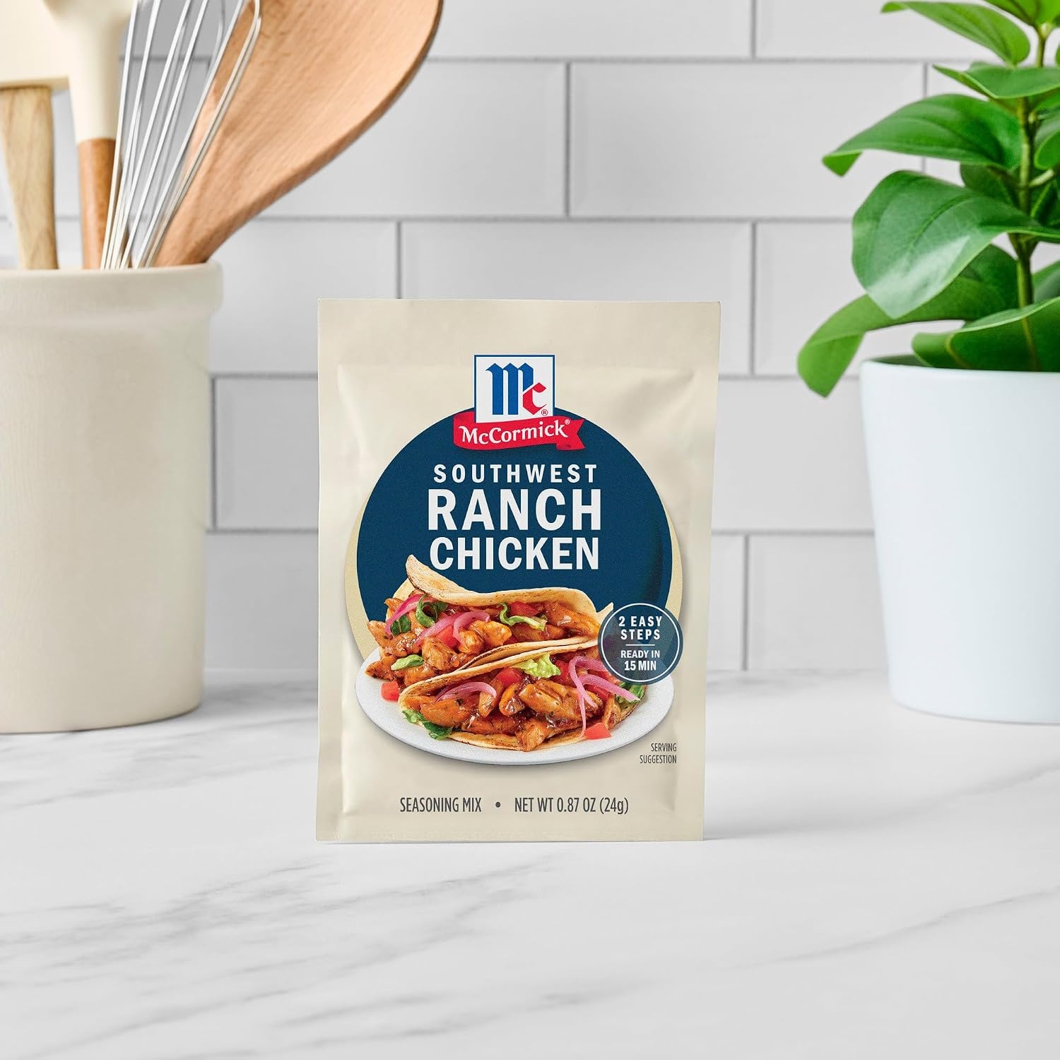 image:imageMcCormick Street Taco Southwest Ranch Chicken Seasoning Mix 087 oz Pack of 12087 Ounce Pack of 1