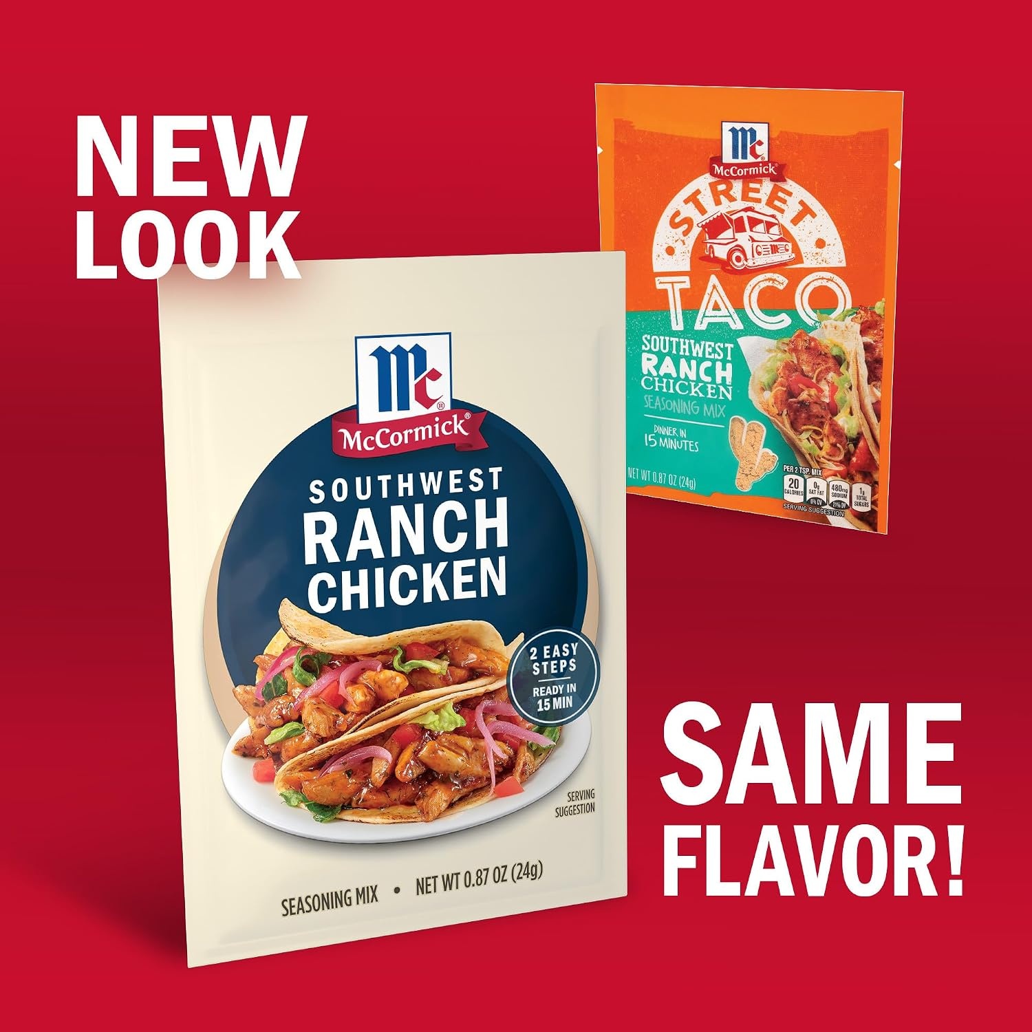 image:imageMcCormick Street Taco Southwest Ranch Chicken Seasoning Mix 087 oz Pack of 12087 Ounce Pack of 1