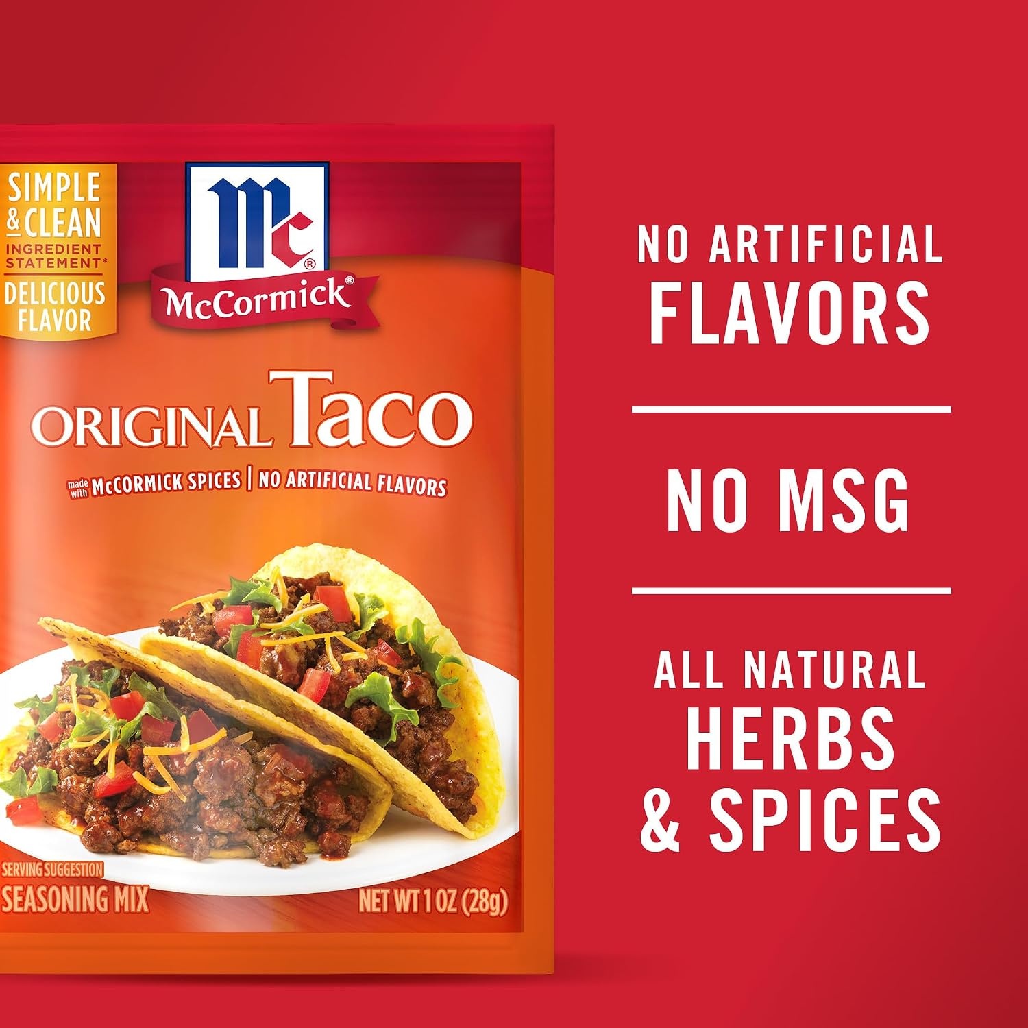 image:imageMcCormick Taco Seasoning Mix 1 Ounce Pack of 12