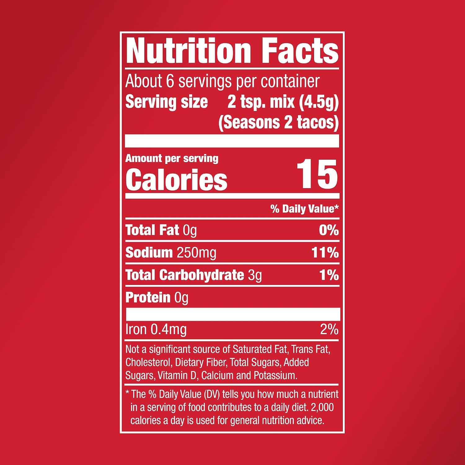image:imageMcCormick Taco Seasoning Mix 30 Less Sodium No MSG Added No Artificial Flavors For Tacos Nachos Fajitas and More 1 oz