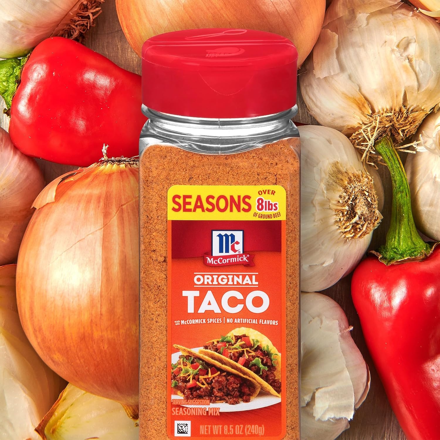 image:imageMcCormick Taco Seasoning Mix Original No Artificial Flavors No MSG Added Mild Heat and Classic Flavor the Whole Family Will Love 85 oz