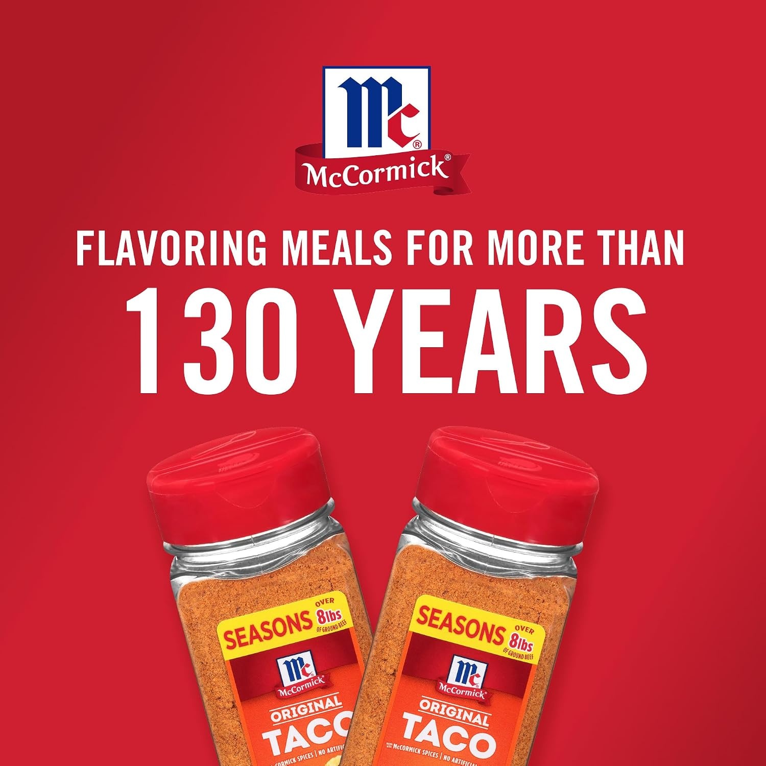 image:imageMcCormick Taco Seasoning Mix Original No Artificial Flavors No MSG Added Mild Heat and Classic Flavor the Whole Family Will Love 85 oz