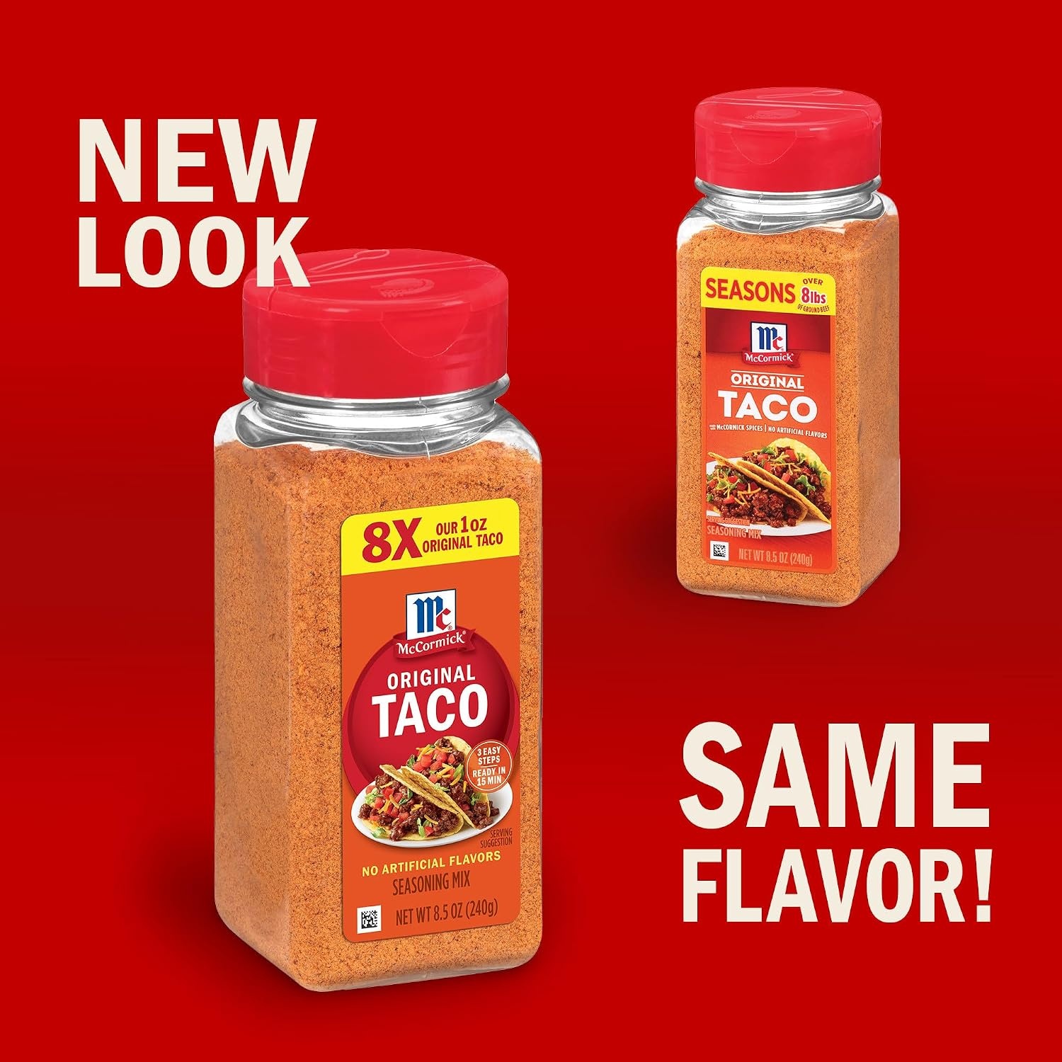 image:imageMcCormick Taco Seasoning Mix Original No Artificial Flavors No MSG Added Mild Heat and Classic Flavor the Whole Family Will Love 85 oz