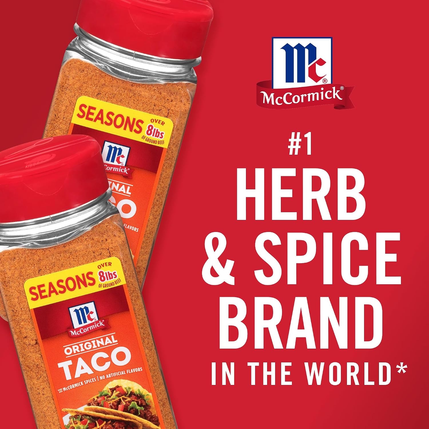 image:imageMcCormick Taco Seasoning Mix Original No Artificial Flavors No MSG Added Mild Heat and Classic Flavor the Whole Family Will Love 85 oz