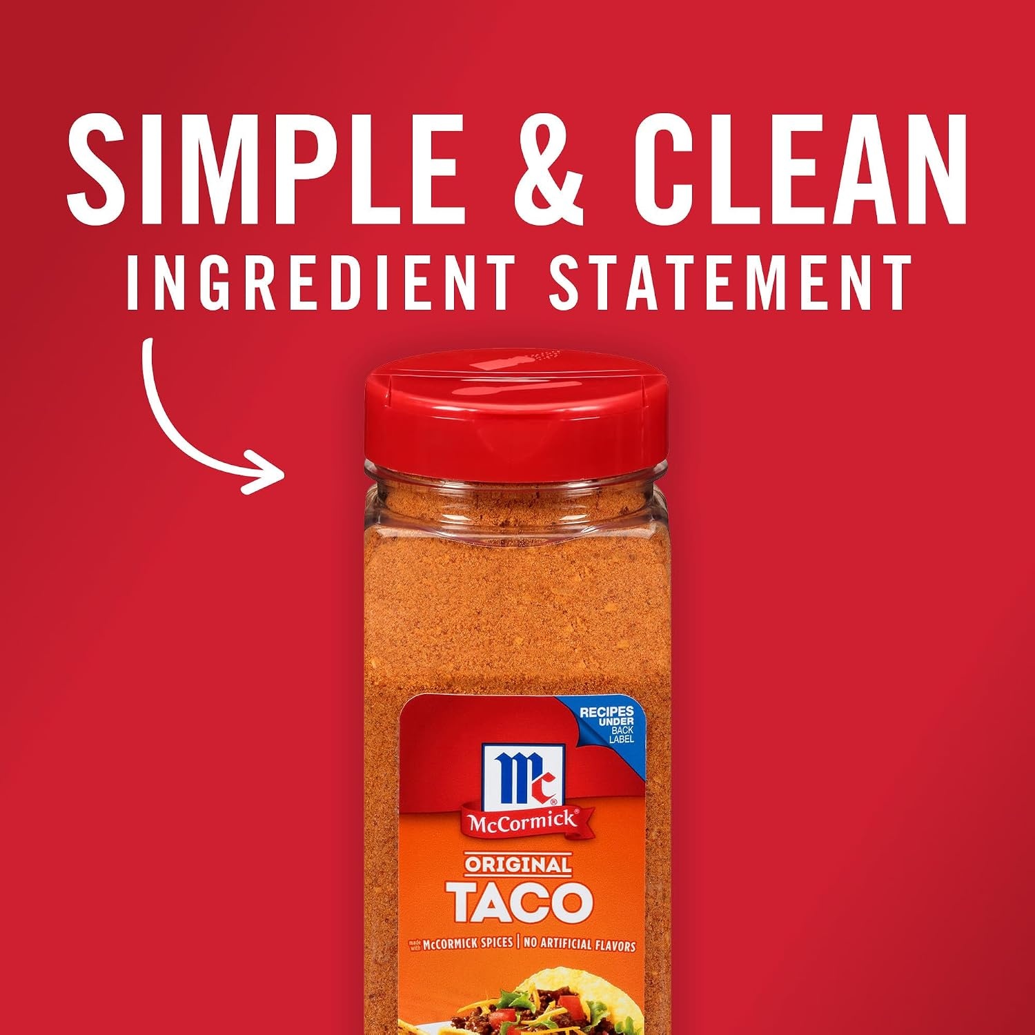 image:imageMcCormick Taco Seasoning Mix Original No MSG Added No Dairy Ingredients No Artificial Flavors For Tacos Nachos Fajitas and More 24 oz24 Ounce Pack of 1