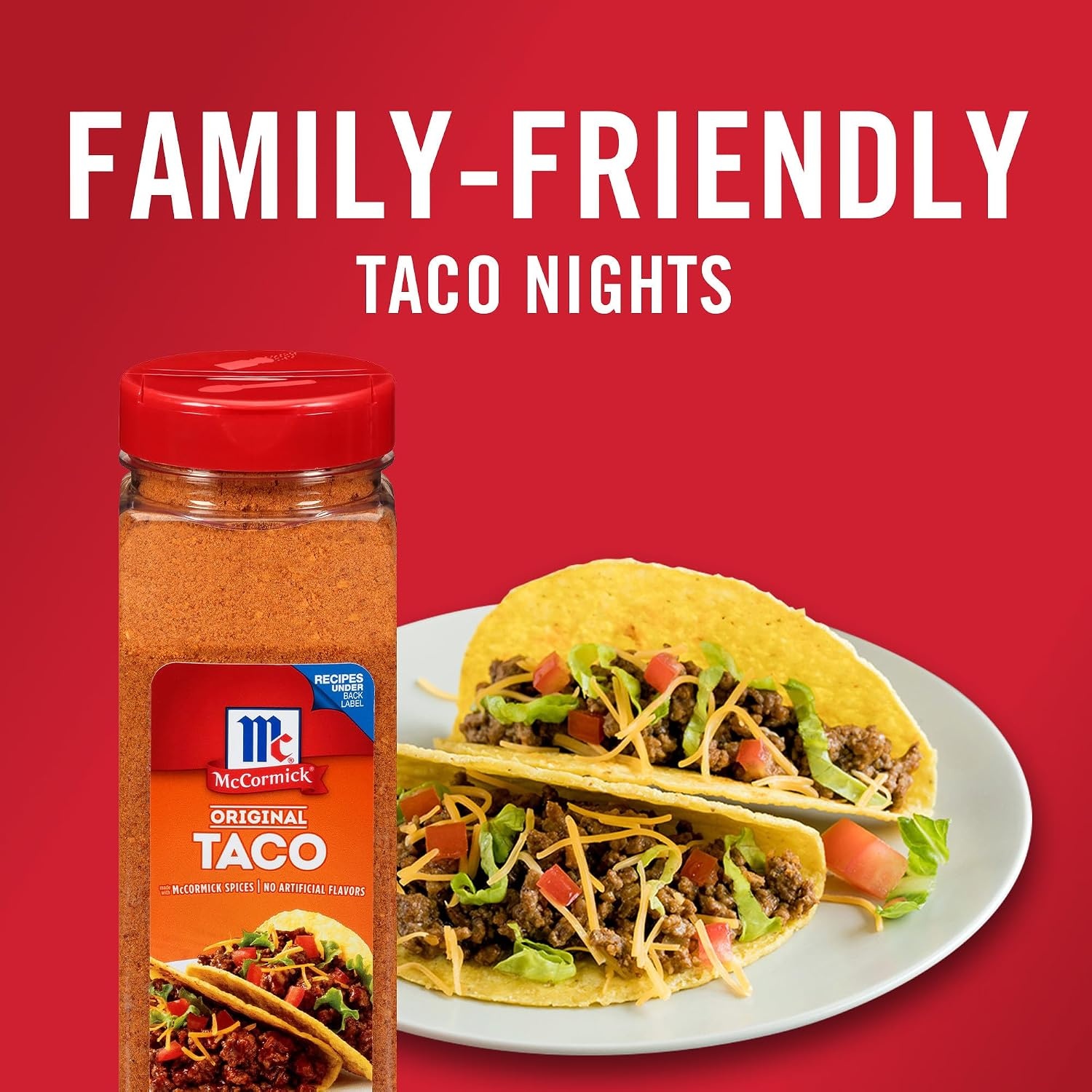 image:imageMcCormick Taco Seasoning Mix Original No MSG Added No Dairy Ingredients No Artificial Flavors For Tacos Nachos Fajitas and More 24 oz24 Ounce Pack of 1