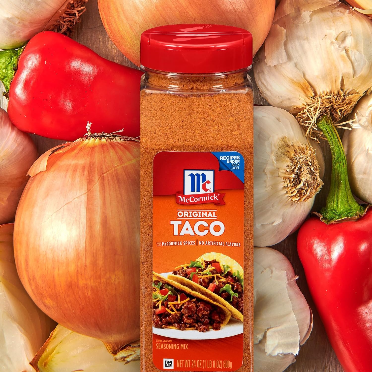 image:imageMcCormick Taco Seasoning Mix Original No MSG Added No Dairy Ingredients No Artificial Flavors For Tacos Nachos Fajitas and More 24 oz24 Ounce Pack of 1