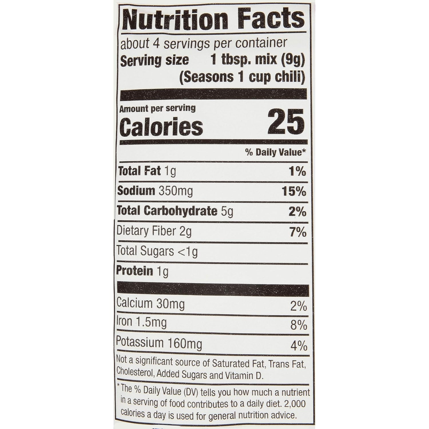 image:imageMcCormick TexMex Chili Seasoning Mix 125 oz125 Ounce Pack of 4