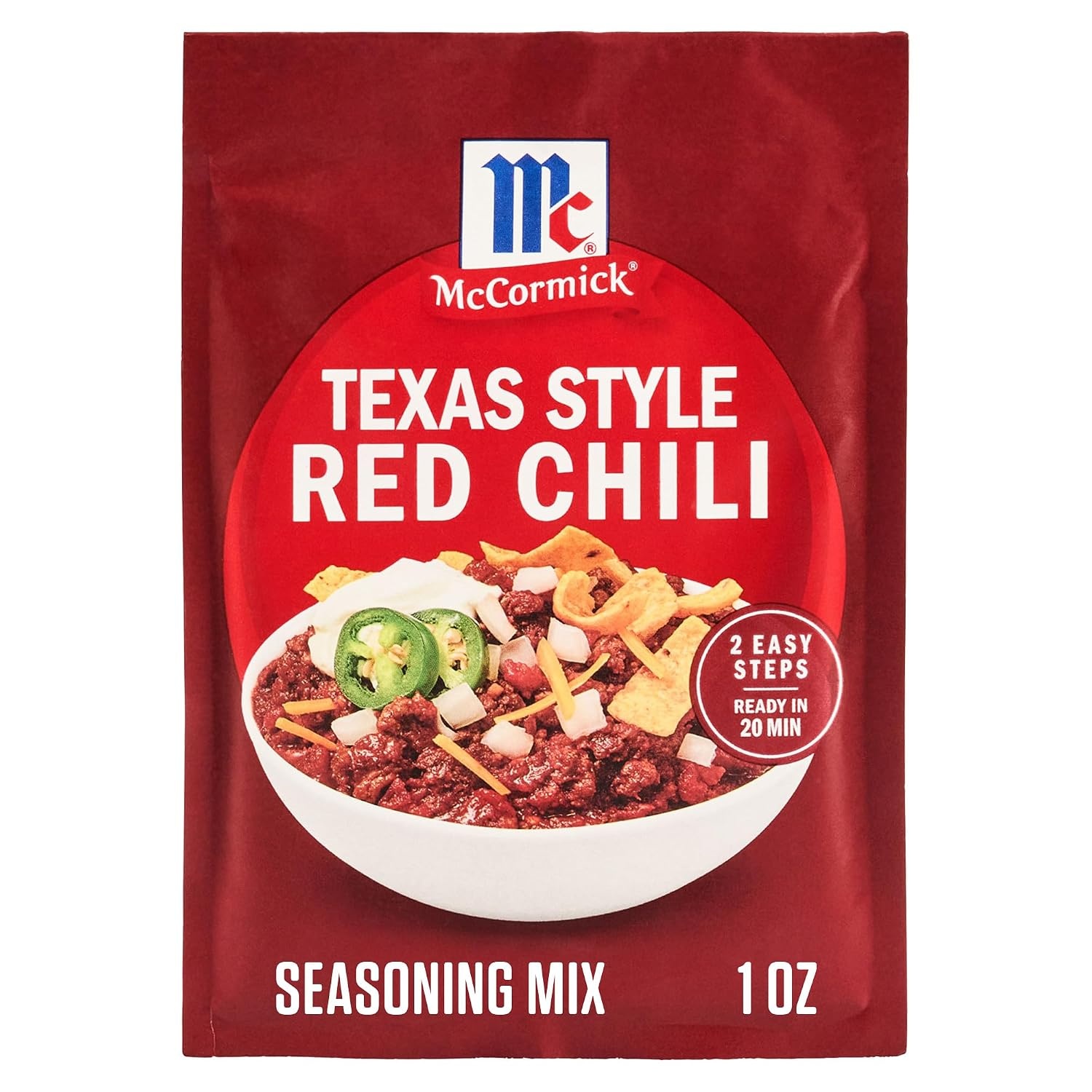image:imageMcCormick Texas Style Red Chili Seasoning Mix 1 oz Pack of 12