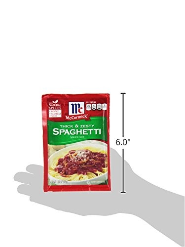 image:imageMcCormick Thick amp Zesty Spaghetti Sauce Mix 137 ozThick Zesty Spaghetti