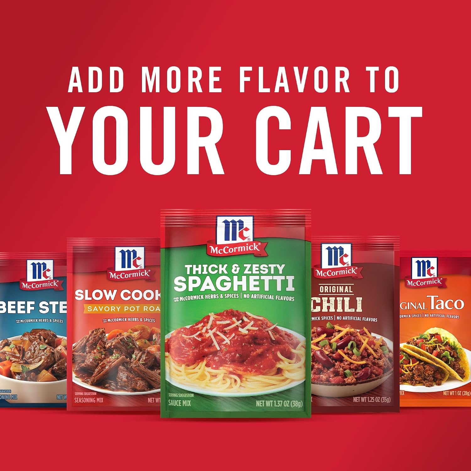 image:imageMcCormick Thick amp Zesty Spaghetti Sauce Mix 137 ozThick Zesty Spaghetti