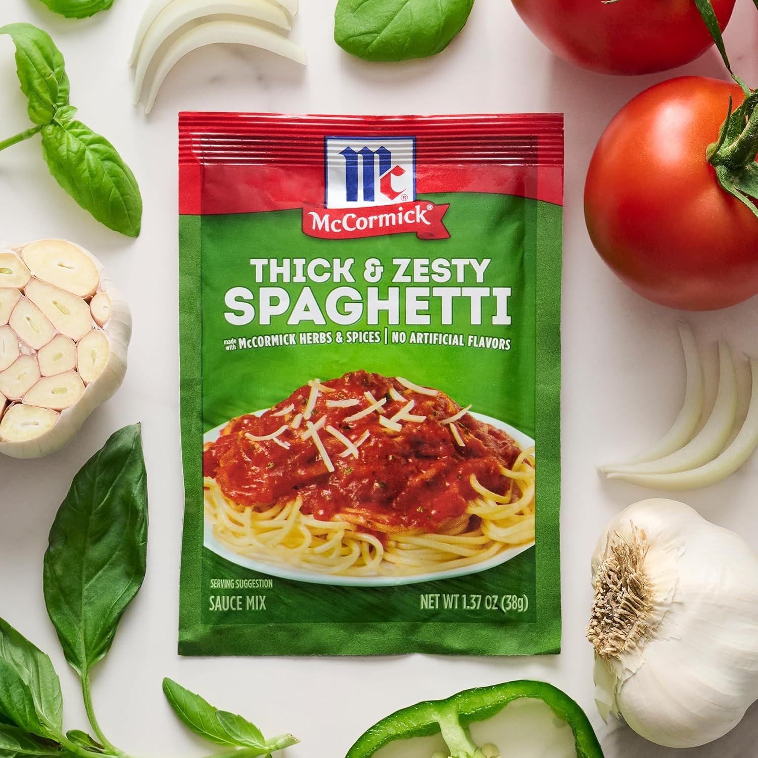 image:imageMcCormick Thick amp Zesty Spaghetti Sauce Mix 137 ozThick Zesty Spaghetti