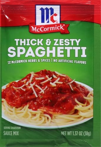 image:imageMcCormick Thick amp Zesty Spaghetti Sauce Mix 137 ozThick Zesty Spaghetti