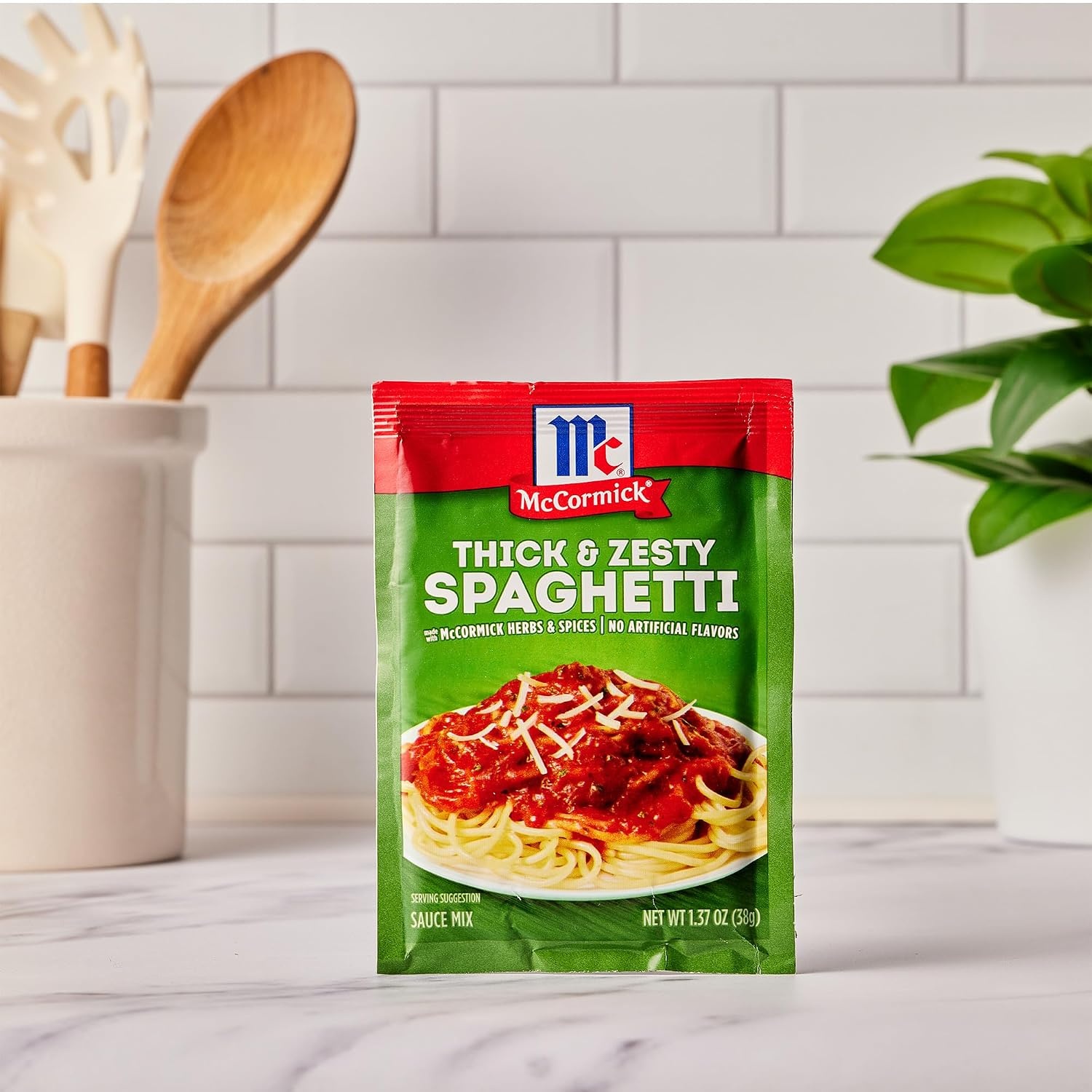image:imageMcCormick Thick amp Zesty Spaghetti Sauce Mix 137 ozThick Zesty Spaghetti