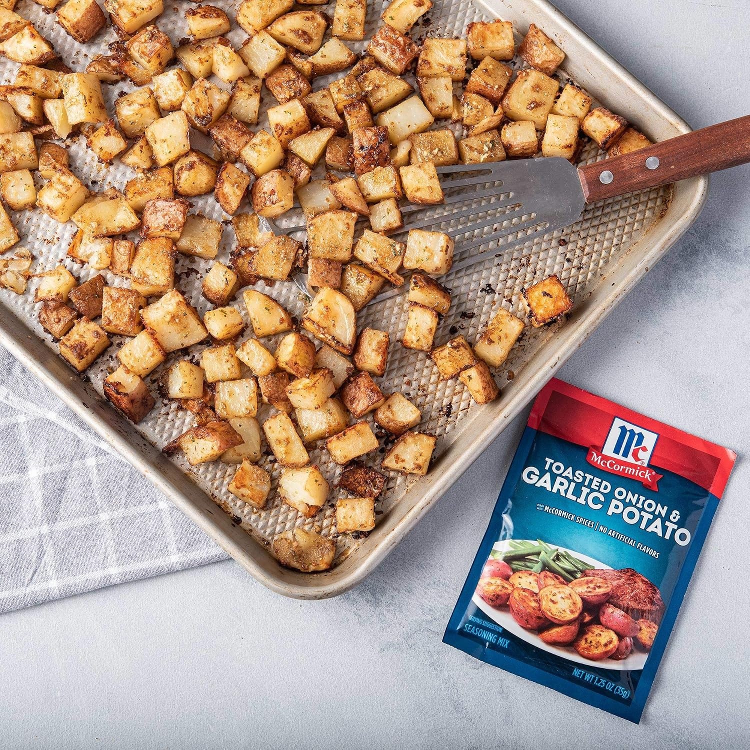 image:imageMcCormick Toasted Onion amp Garlic Potato Seasoning Mix 125 oz Pack of 12125 Ounce Pack of 1