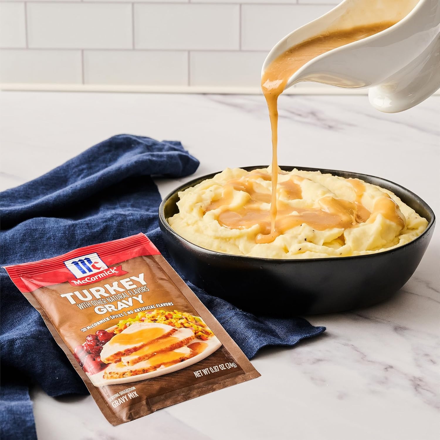 image:imageMcCormick Turkey Gravy Mix 087 oz Pack of 24087 Ounce Pack of 1