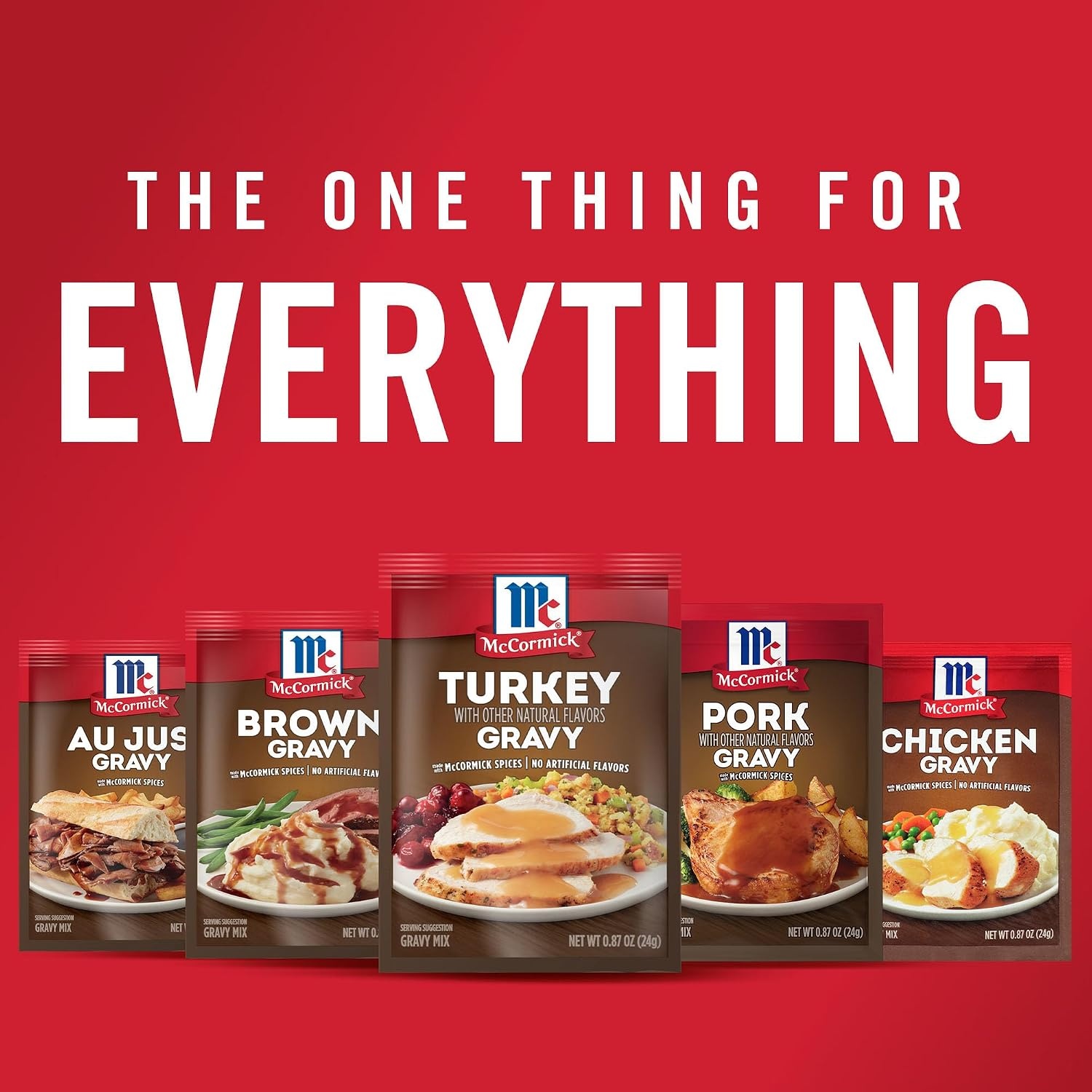 image:imageMcCormick Turkey Gravy Mix 087 oz Pack of 24087 Ounce Pack of 24