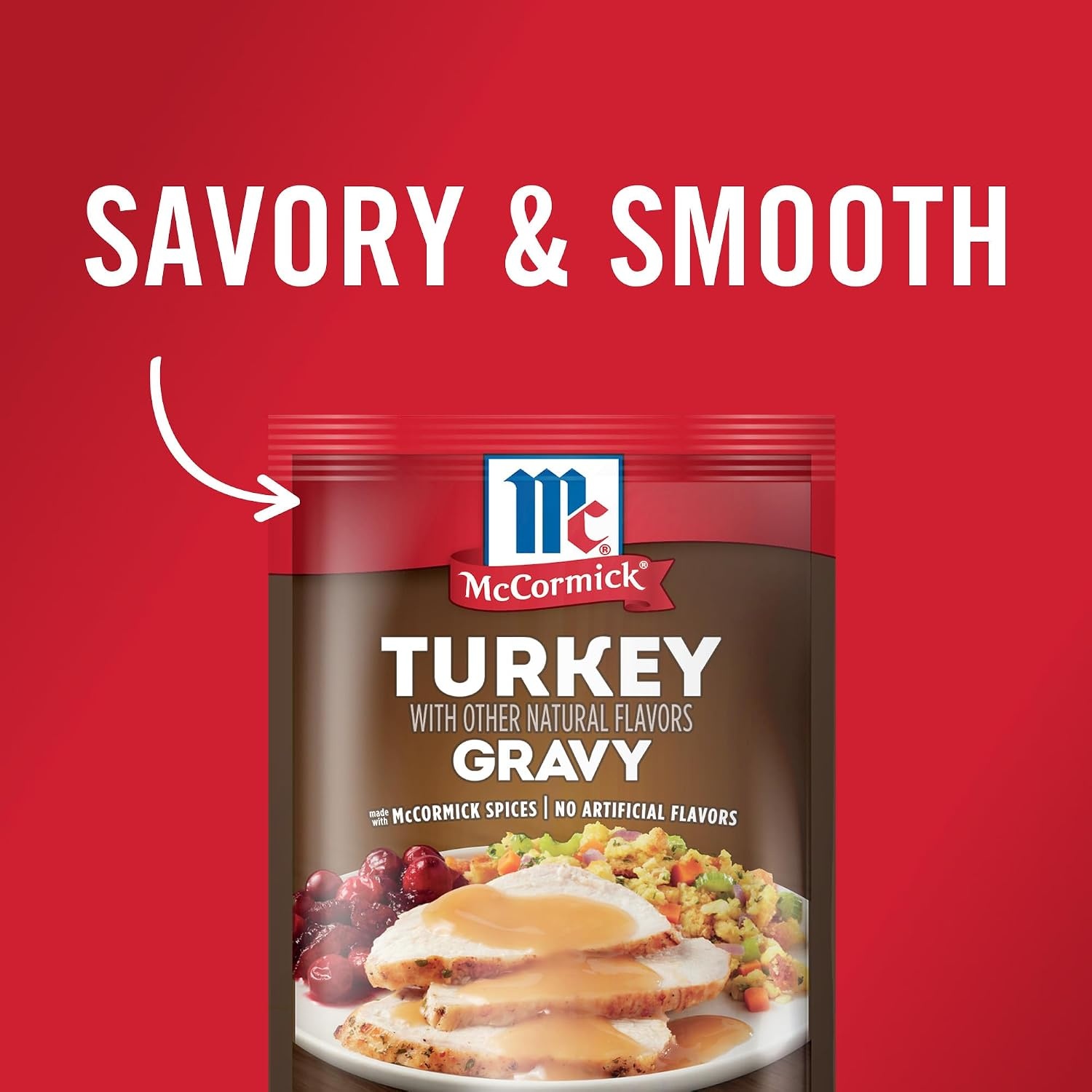 image:imageMcCormick Turkey Gravy Mix 087 oz Pack of 24087 Ounce Pack of 24