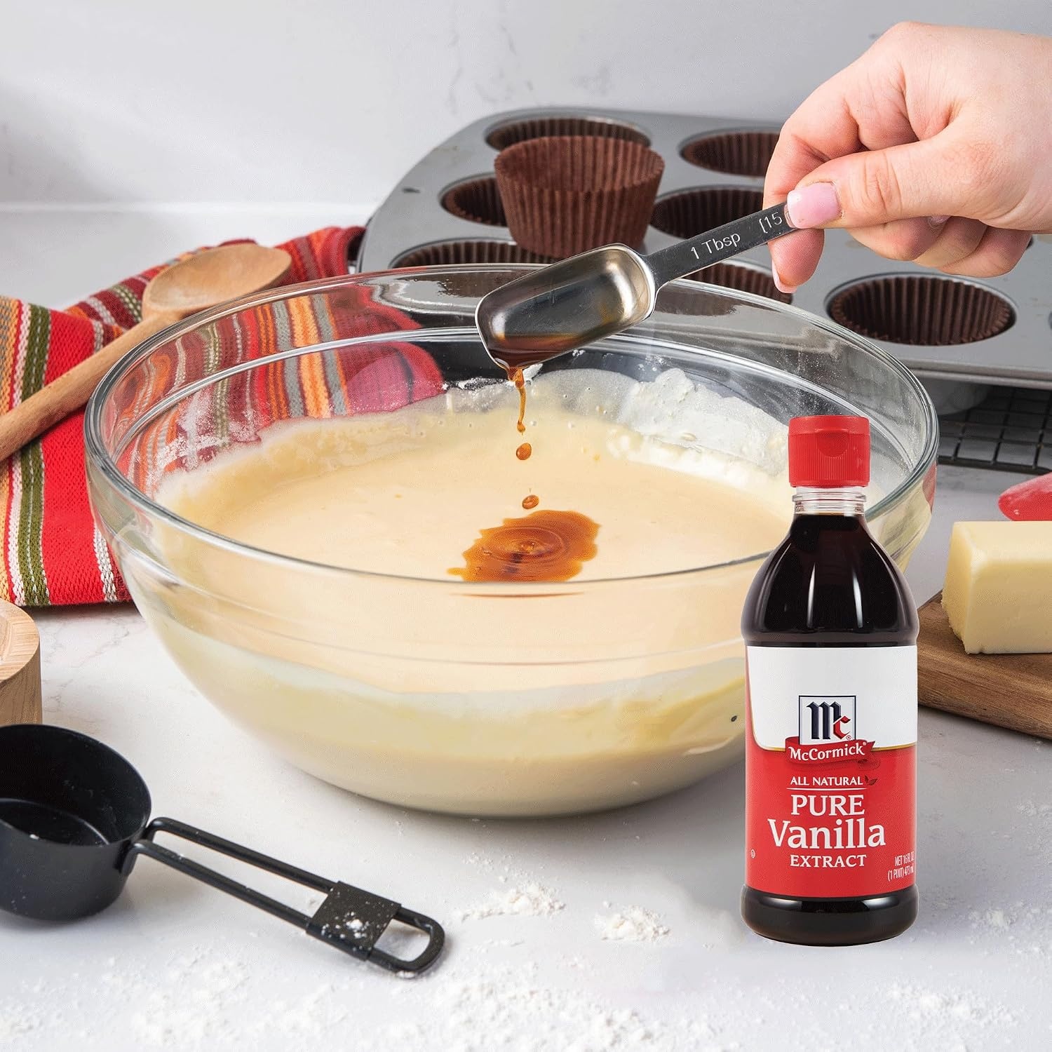 image:imageMcCormick Vanilla Extract Pure No Corn Syrup Gluten Free Kosher Rich Sweet Flavor and Aroma for Baking and Savory Dishes 8 fl oz16 Fl Oz