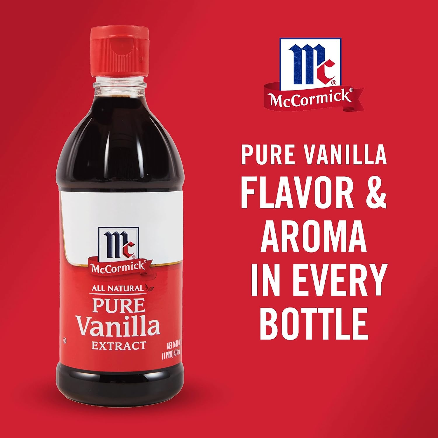 image:imageMcCormick Vanilla Extract Pure No Corn Syrup Gluten Free Kosher Rich Sweet Flavor and Aroma for Baking and Savory Dishes 8 fl oz16 Fl Oz