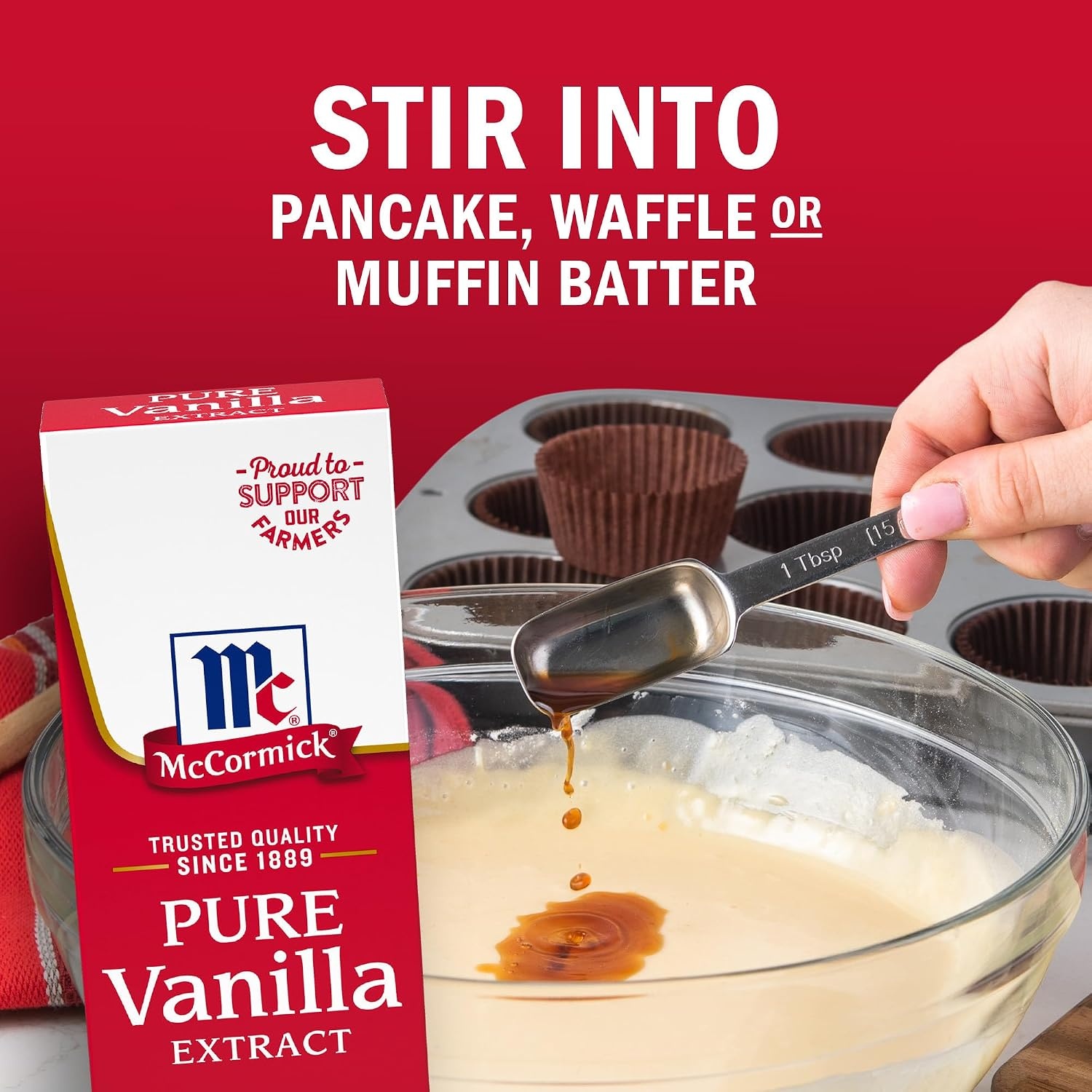 image:imageMcCormick Vanilla Extract Pure No Corn Syrup Gluten Free Kosher Rich Sweet Flavor and Aroma for Baking and Savory Dishes 8 fl oz4 Fl Oz Pack of 1