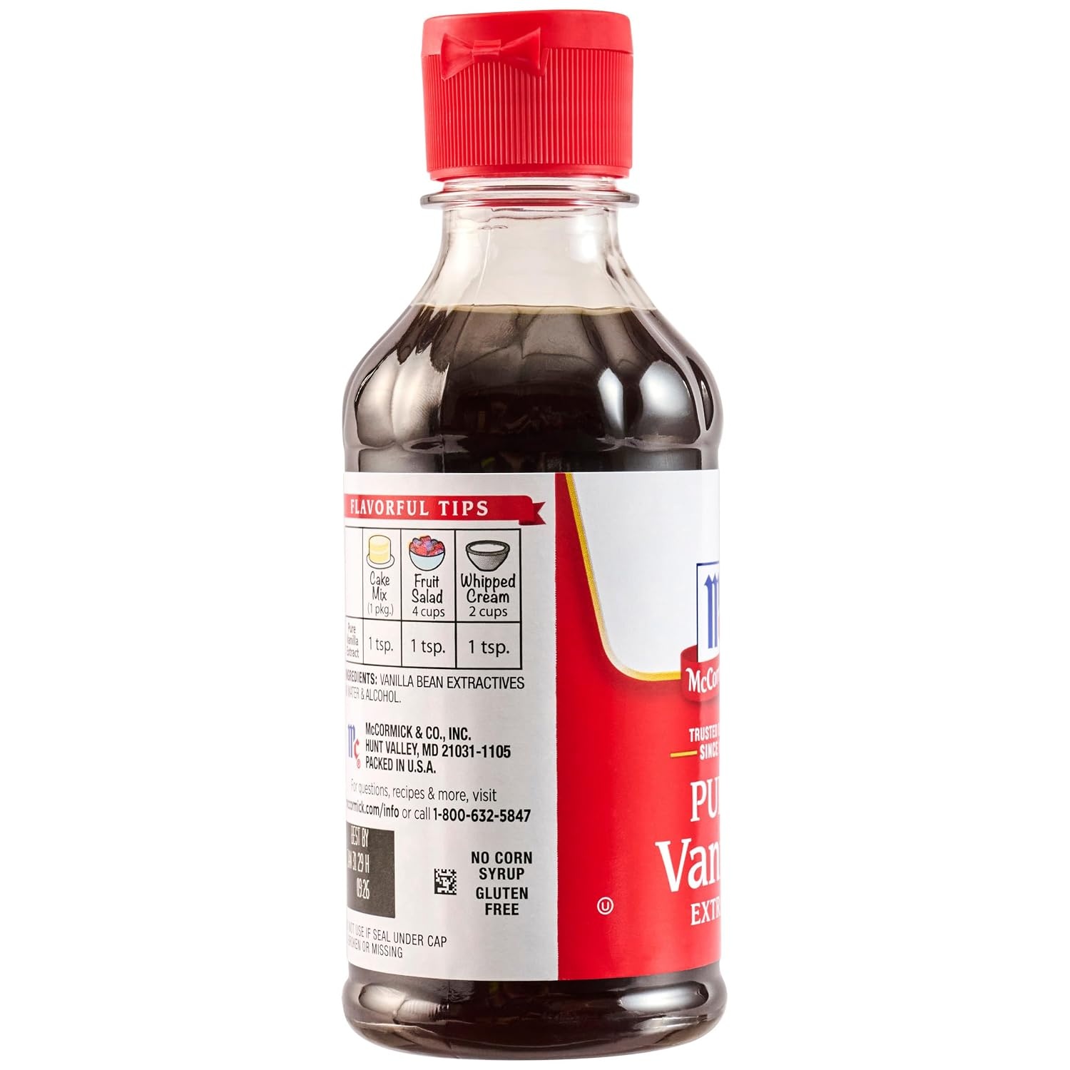 image:imageMcCormick Vanilla Extract Pure No Corn Syrup Gluten Free Kosher Rich Sweet Flavor and Aroma for Baking and Savory Dishes 8 fl oz8 Fl Oz Pack of 1