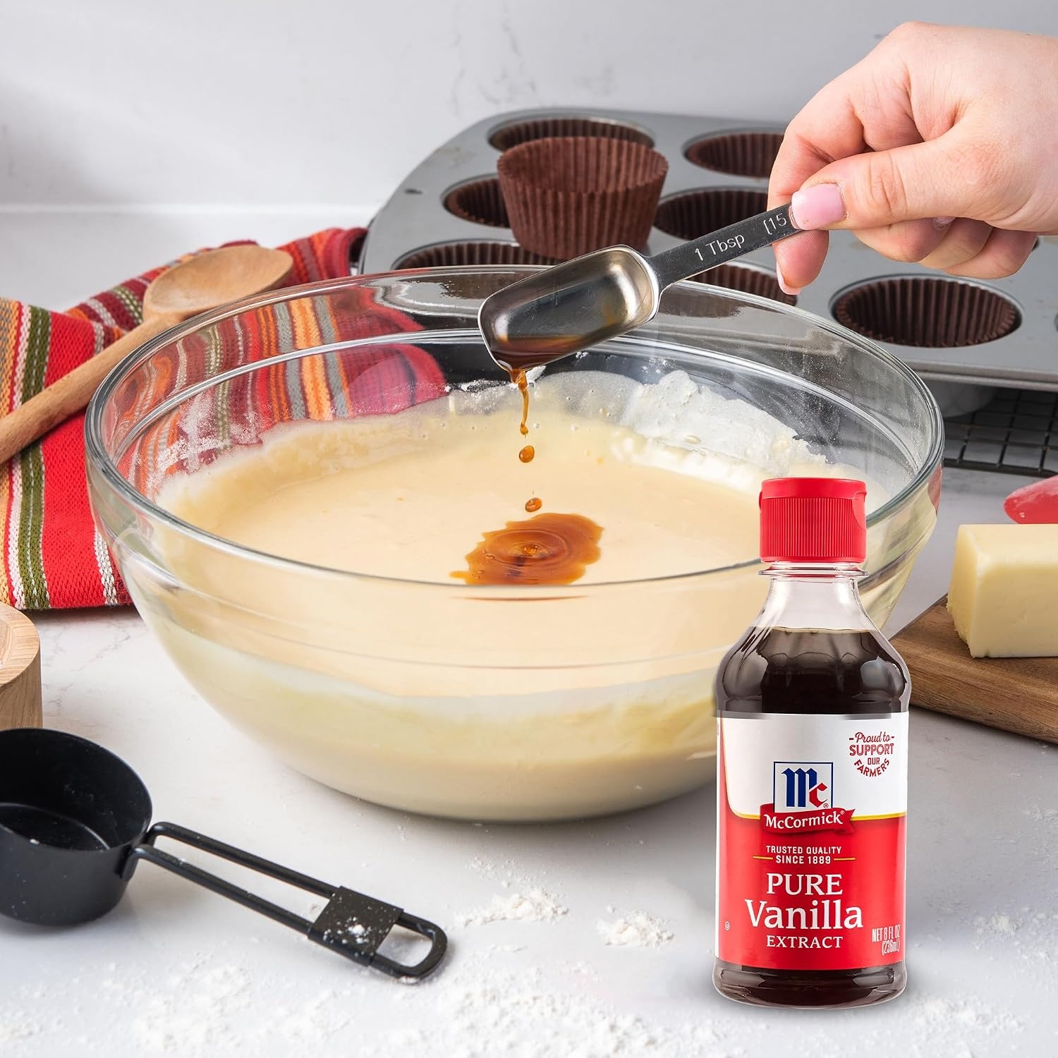 image:imageMcCormick Vanilla Extract Pure No Corn Syrup Gluten Free Kosher Rich Sweet Flavor and Aroma for Baking and Savory Dishes 8 fl oz8 Fl Oz Pack of 1