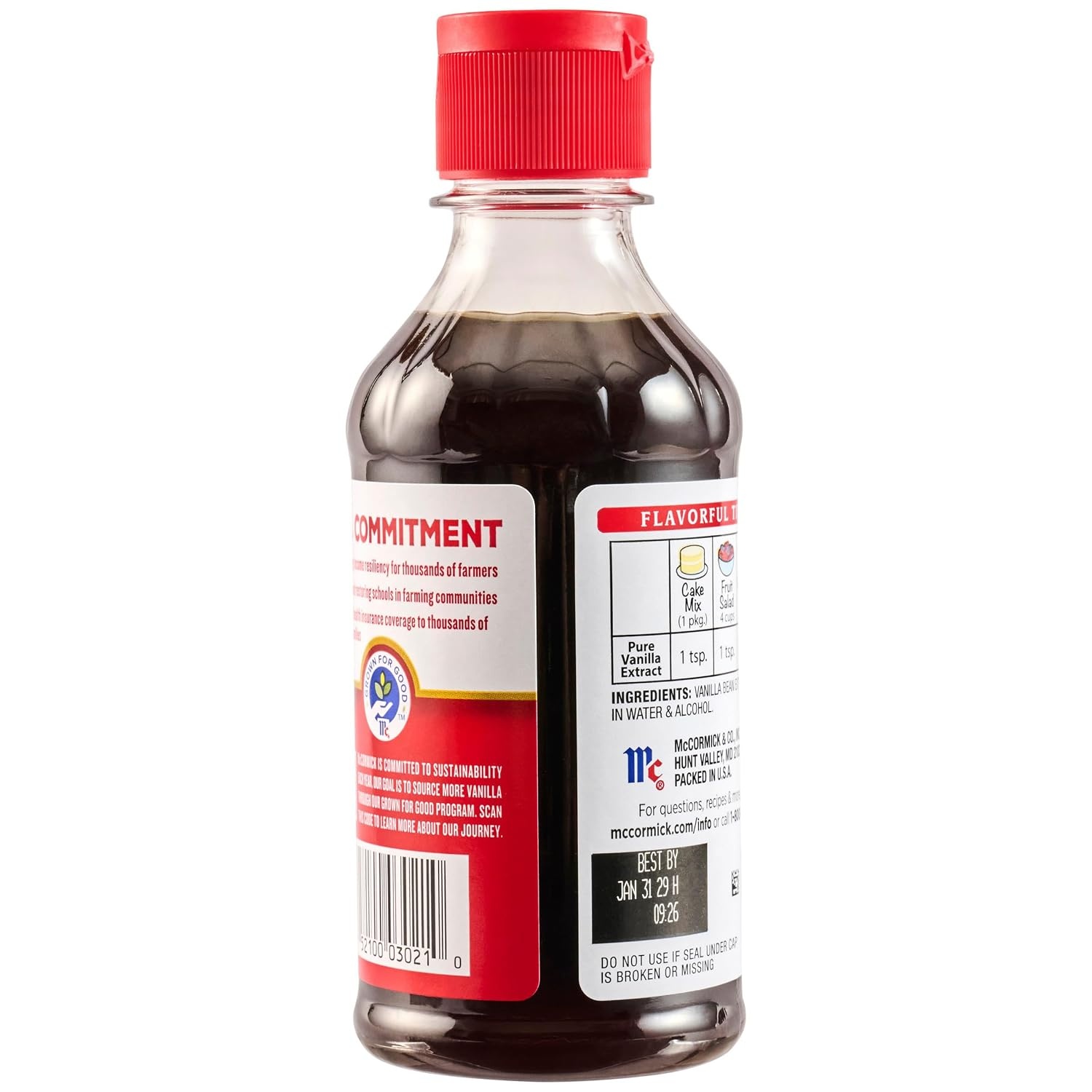 image:imageMcCormick Vanilla Extract Pure No Corn Syrup Gluten Free Kosher Rich Sweet Flavor and Aroma for Baking and Savory Dishes 8 fl oz8 Fl Oz Pack of 1