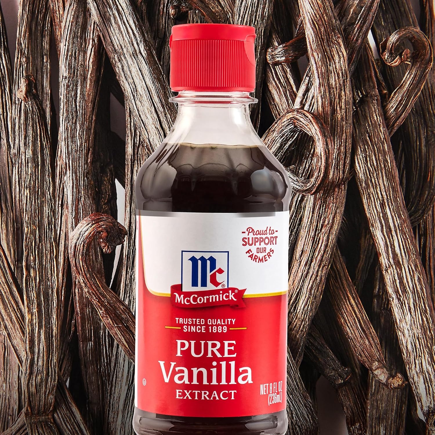 image:imageMcCormick Vanilla Extract Pure No Corn Syrup Gluten Free Kosher Rich Sweet Flavor and Aroma for Baking and Savory Dishes 8 fl oz8 Fl Oz Pack of 1