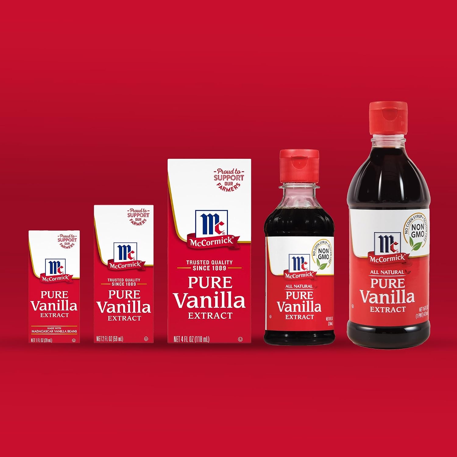 image:imageMcCormick Vanilla Extract Pure No Corn Syrup Gluten Free Kosher Rich Sweet Flavor and Aroma for Baking and Savory Dishes 8 fl oz8 Fl Oz Pack of 1