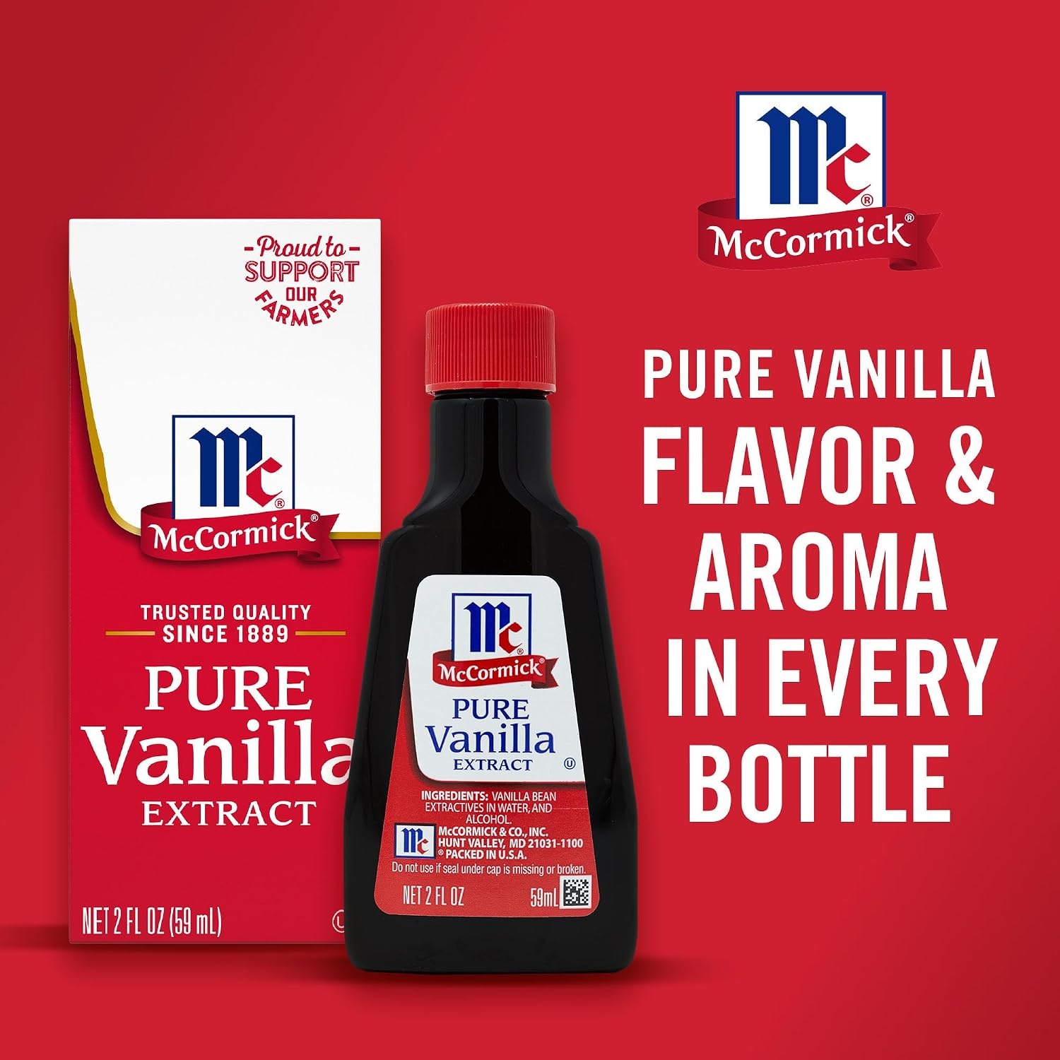 image:imageMcCormick Vanilla Extract Pure No Corn Syrup Gluten Free Rich Sweet Flavor and Aroma for Baking and Savory Dishes 2 fl oz