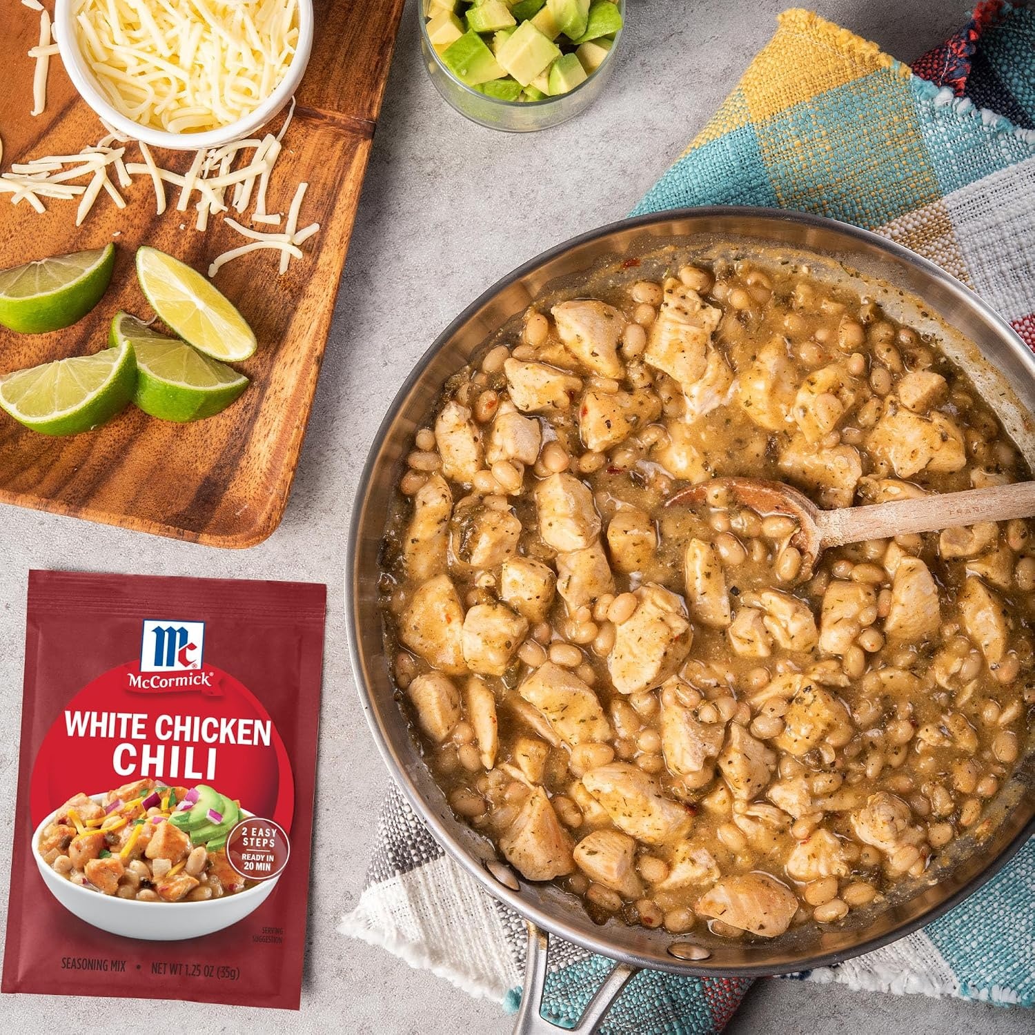 image:imageMcCormick White Chicken Chili Seasoning Mix 125 oz Pack of 12125 Ounce Pack of 1