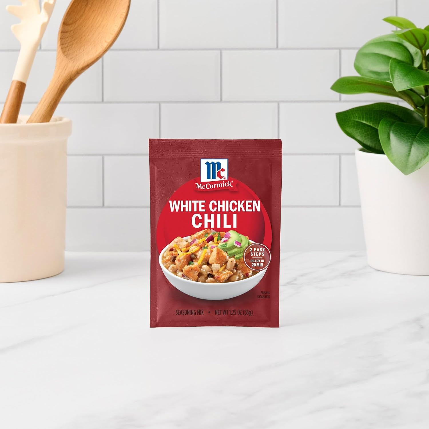 image:imageMcCormick White Chicken Chili Seasoning Mix 125 oz Pack of 12125 Ounce Pack of 1