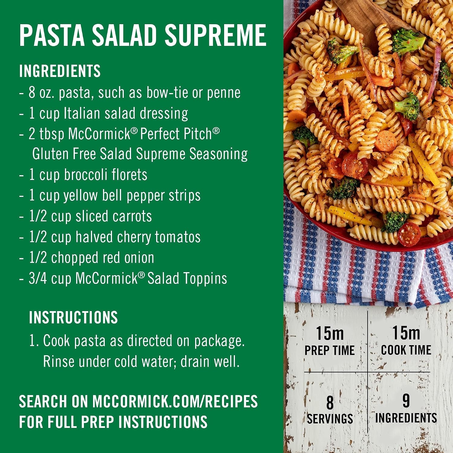 image:imageMccormick Salad Supreme Seasoning 1575 oz