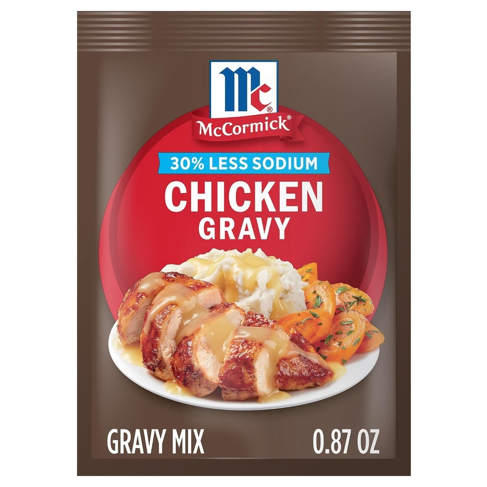 image:imageMcCormick 30 Less Sodium Chicken Gravy Mix 087 oz
