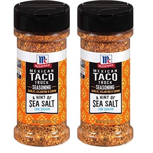 image:imageMcCormick A Hint of Sea Salt Mexican Taco Truck Seasoning 427 oz Pack of 6427 Ounce Pack of 2