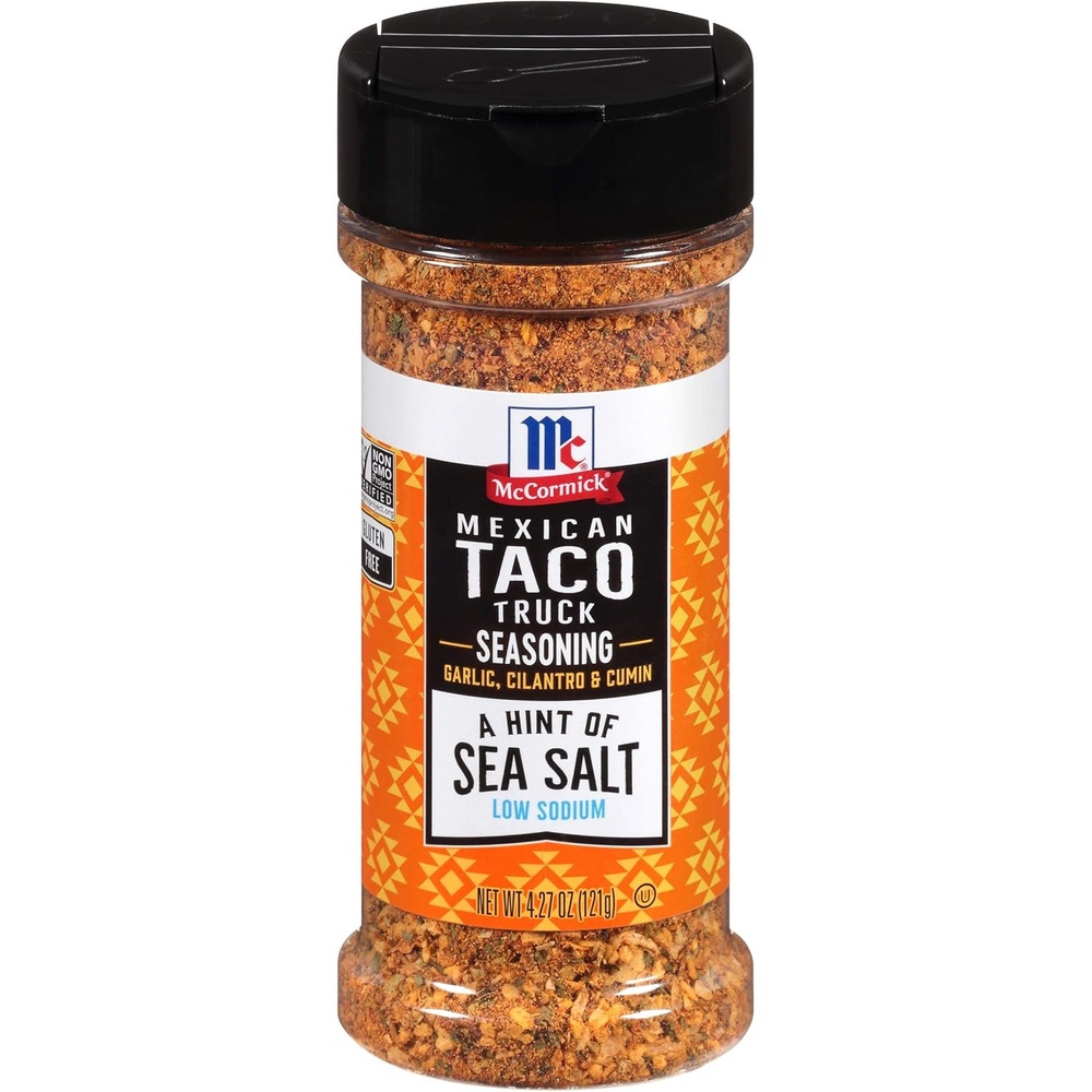 image:imageMcCormick A Hint of Sea Salt Mexican Taco Truck Seasoning 427 oz Pack of 6427 Ounce Pack of 6