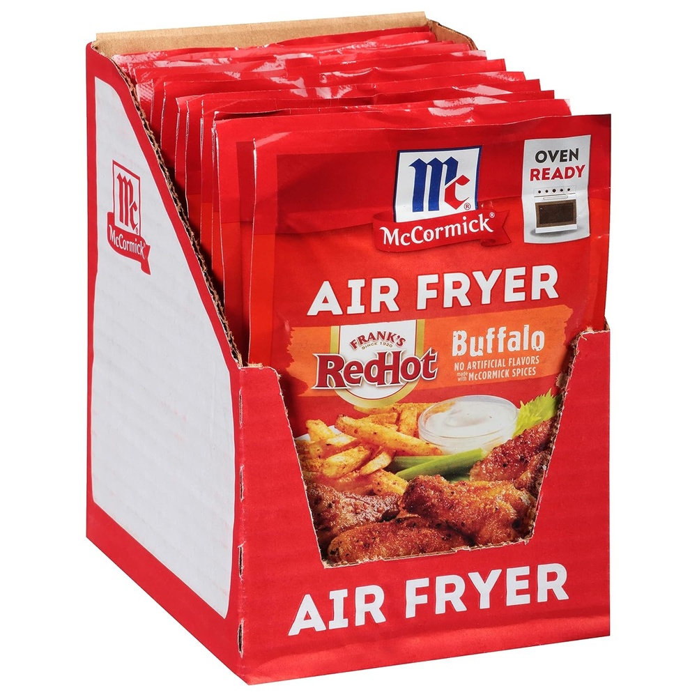 image:imageMcCormick Air Fryer Buffalo Seasoning Mix 125 oz Pack of 12Buffalo