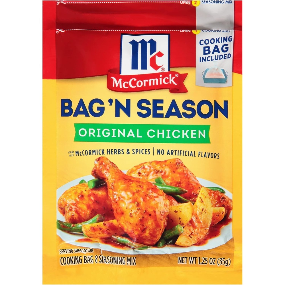 image:imageMcCormick Bag n Season Original Chicken Cooking Bag amp Seasoning Mix 125 oz
