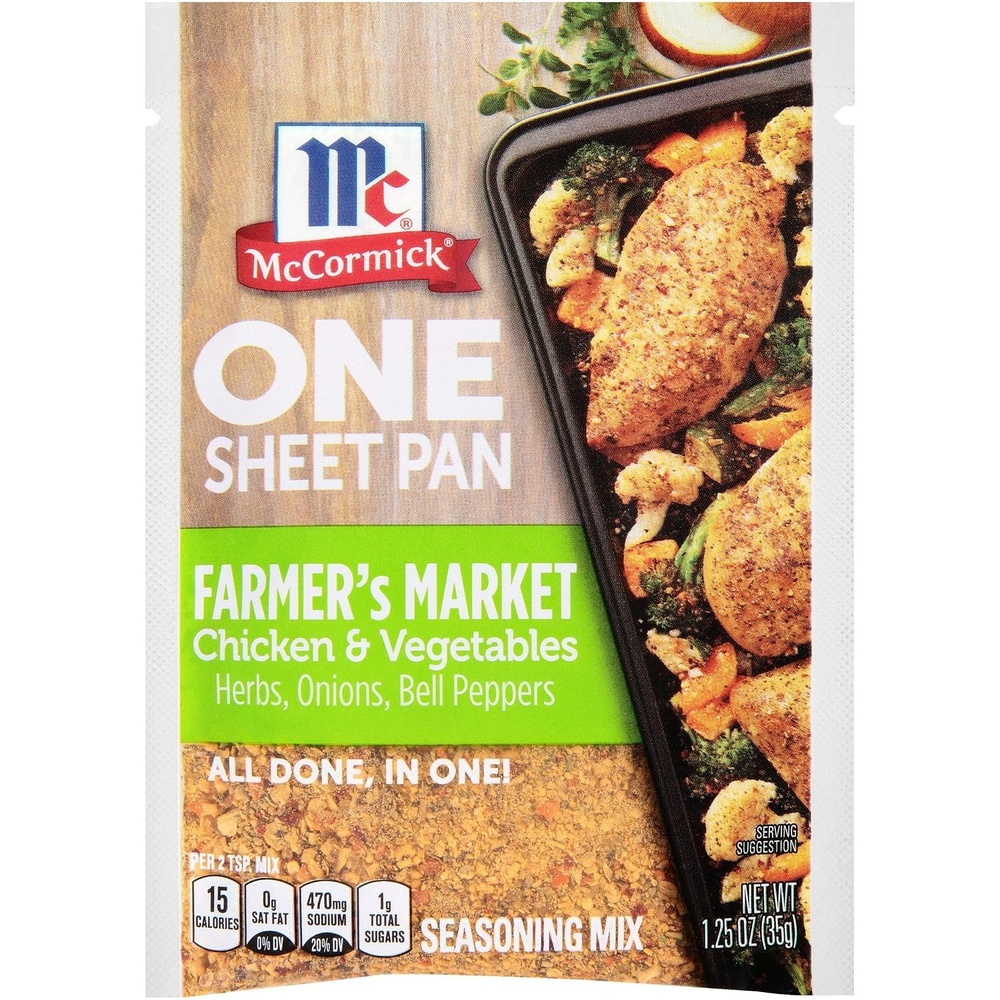 image:imageMcCormick Farmers Market Chicken amp Vegetables Seasoning Mix 125 oz125 Ounce Pack of 12