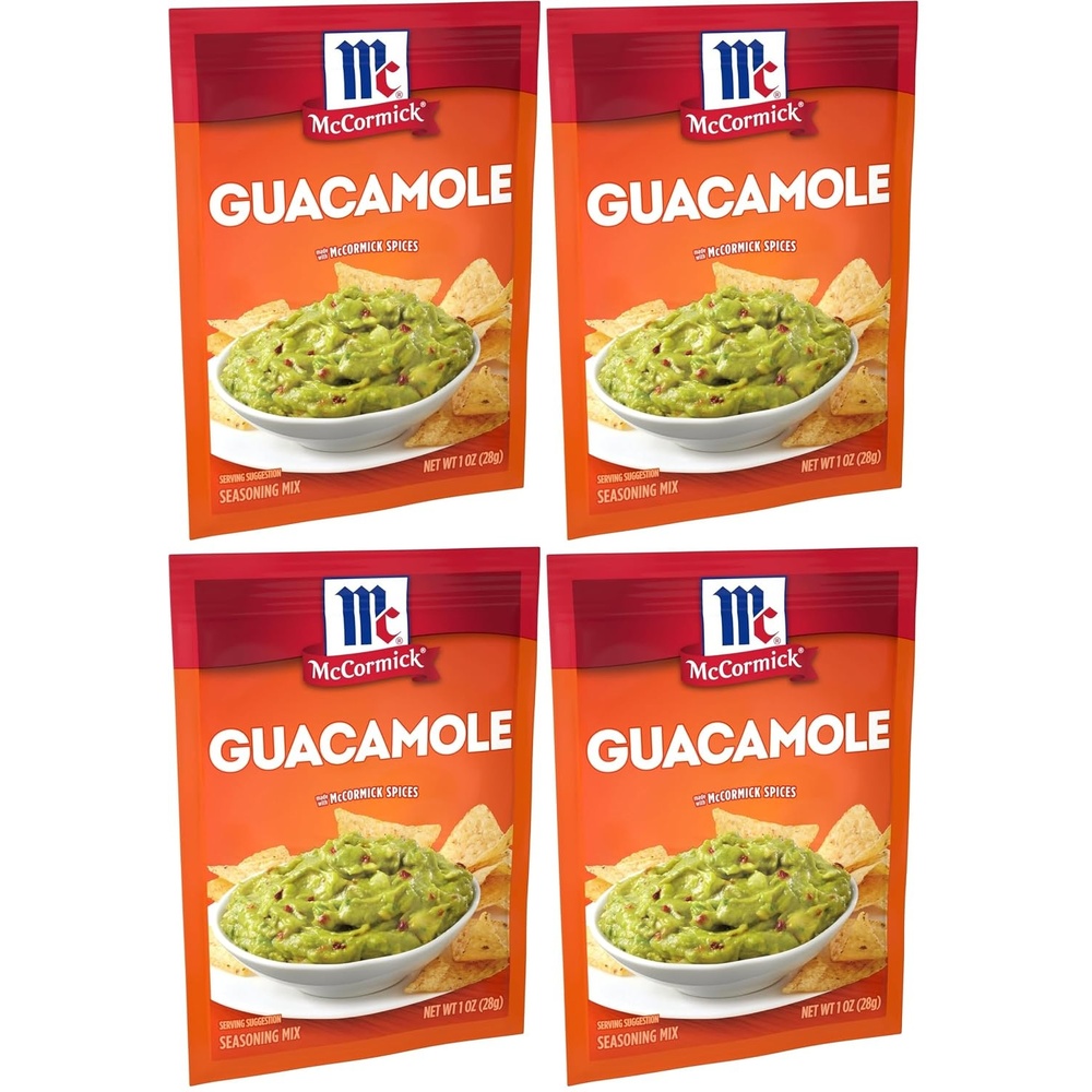 image:imageMcCormick Guacamole Seasoning Mix 1 oz1 Ounce Pack of 4