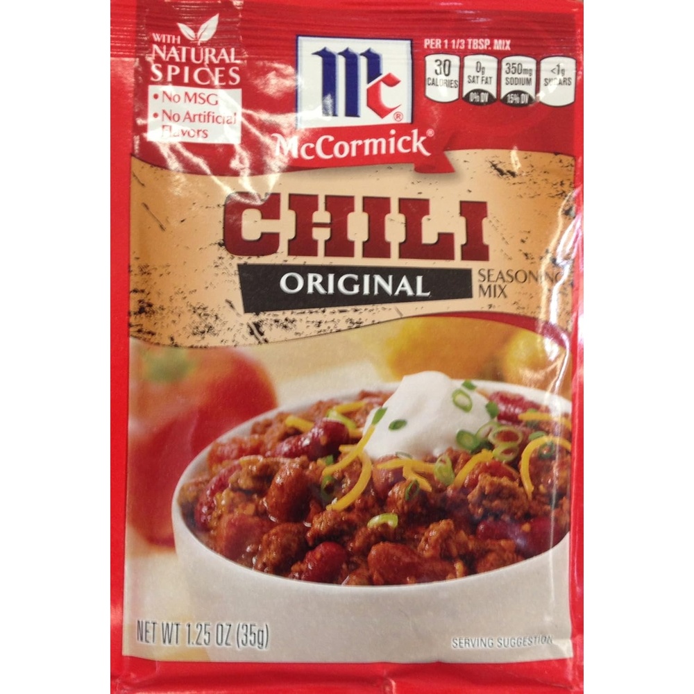 image:imageMcCormick Hot Chili Seasoning Mix 125 oz Pack of 12125 Ounce Pack of 10