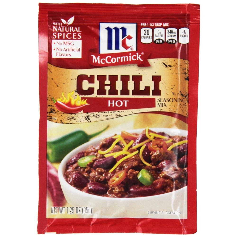 image:imageMcCormick Hot Chili Seasoning Mix 125 oz Pack of 12125 Ounce Pack of 3