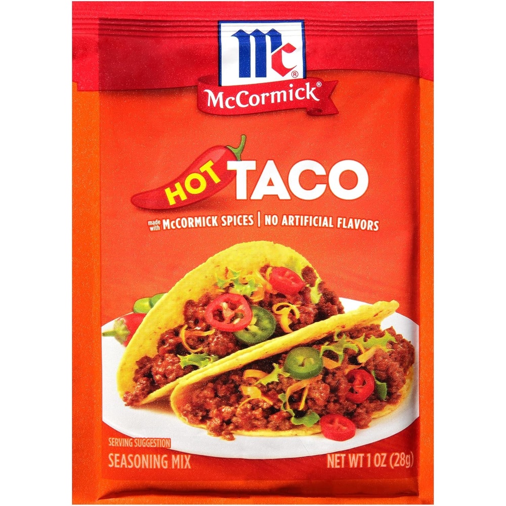 image:imageMcCormick Hot Taco Seasoning Mix 1 oz Pack of 121 Ounce Pack of 12