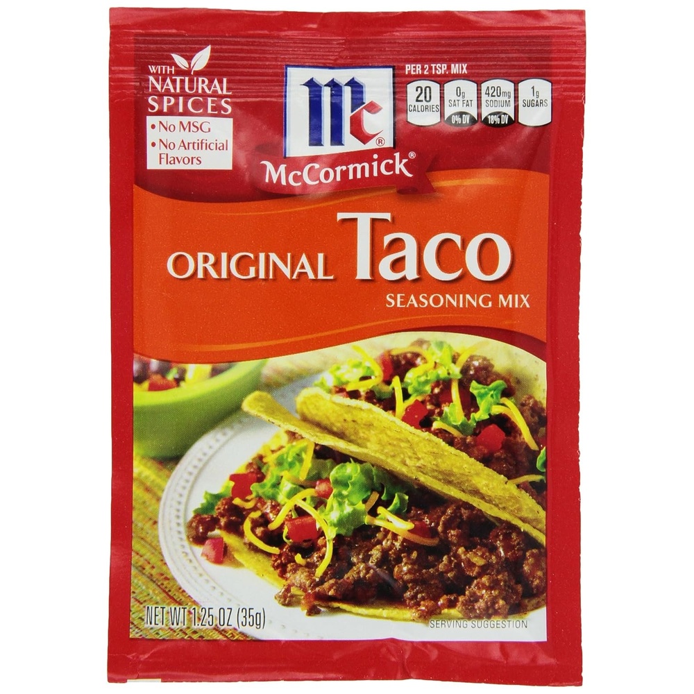 image:imageMcCormick Hot Taco Seasoning Mix 1 oz Pack of 12125 Ounce Pack of 1