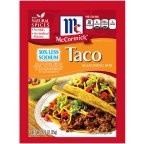 McCormick Hot Taco Seasoning Mix, 1 oz (Pack of 12)(1.25 Ounce (Pack of 12))