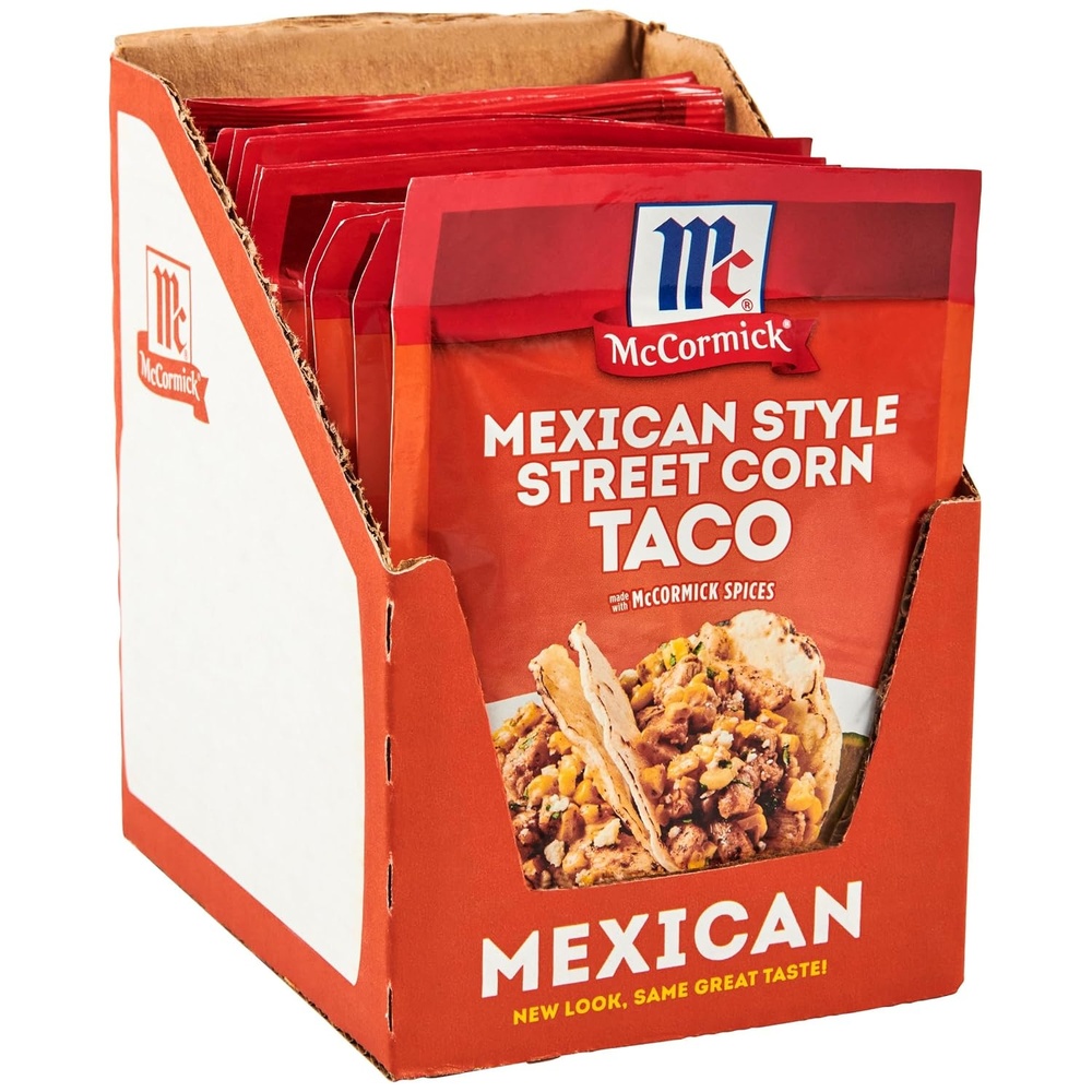 image:imageMcCormick Mexican Style Street Corn Taco Seasoning Mix 1 oz Pack of 12