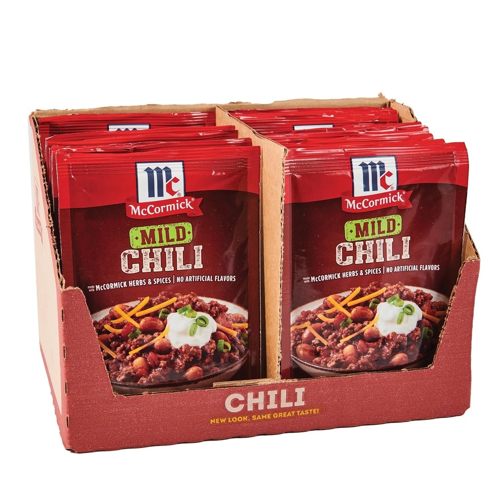 image:imageMcCormick Mild Chili Seasoning Mix 125 oz Pack of 24125 Ounce Pack of 24